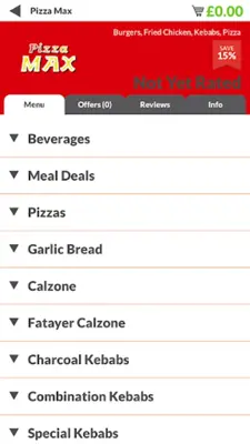 Pizza Max S20 android App screenshot 1